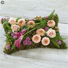 blue christmas flowers